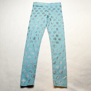 Crewcuts Metallic Snowflake Leggings